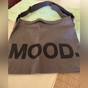 BRAND NEW "MOOD" TOTE /LAPTOP BAG ARMY GREEN w/BLACK LETTERS - Canvas